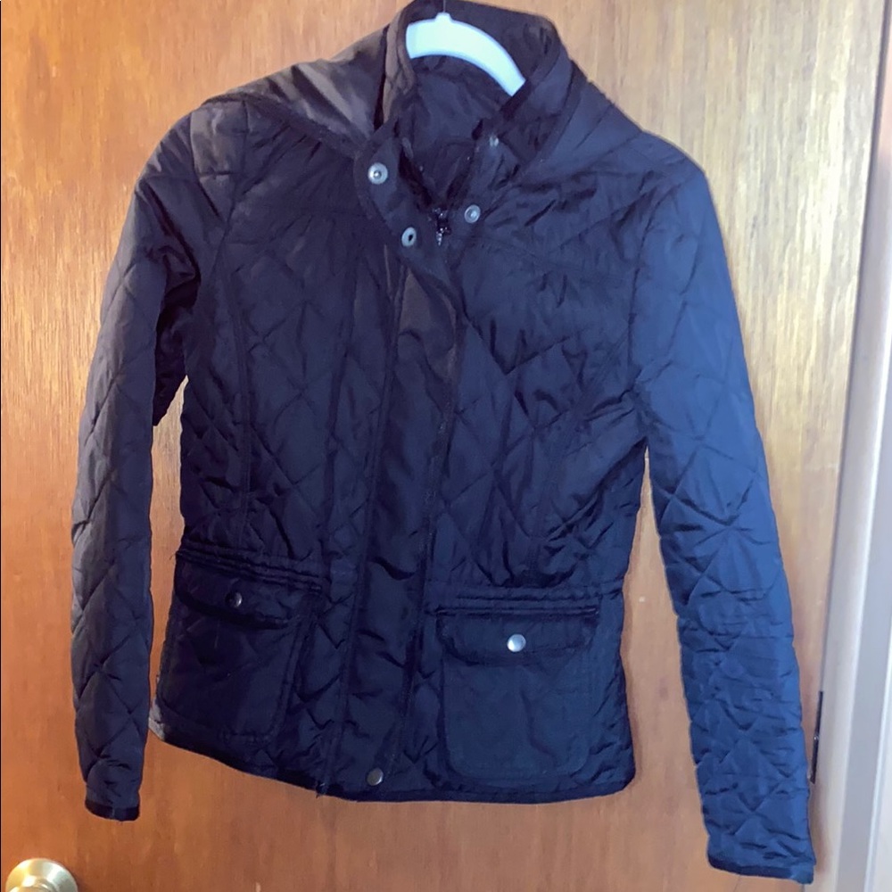 Lightweight Classic Quilted Women's Jacket - Black XS